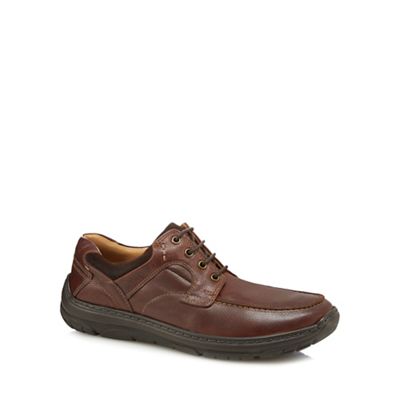 Henley Comfort Brown 'District' leather lace-up boots